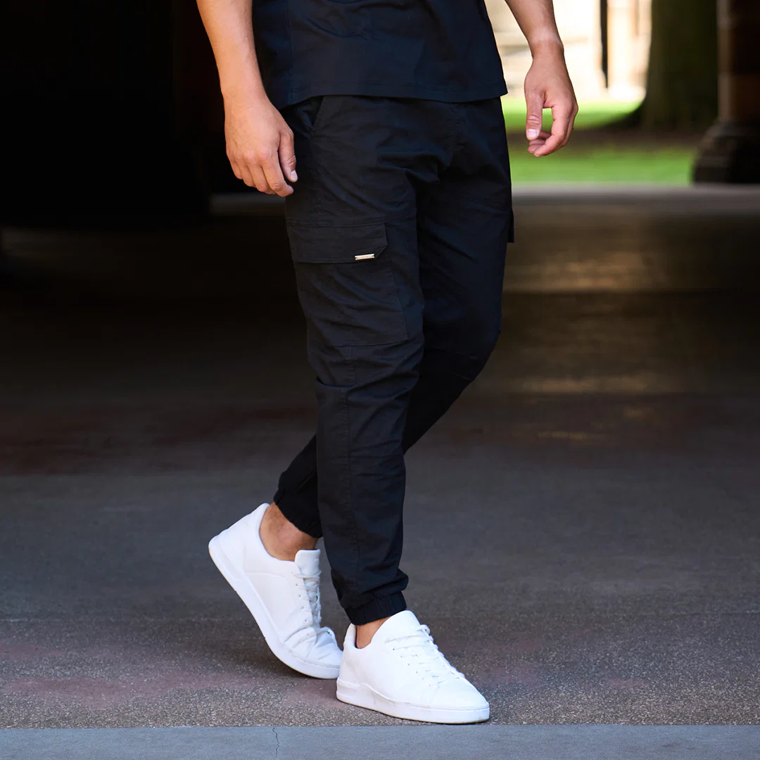 Rivero Cargo Pants - Black - Image 7