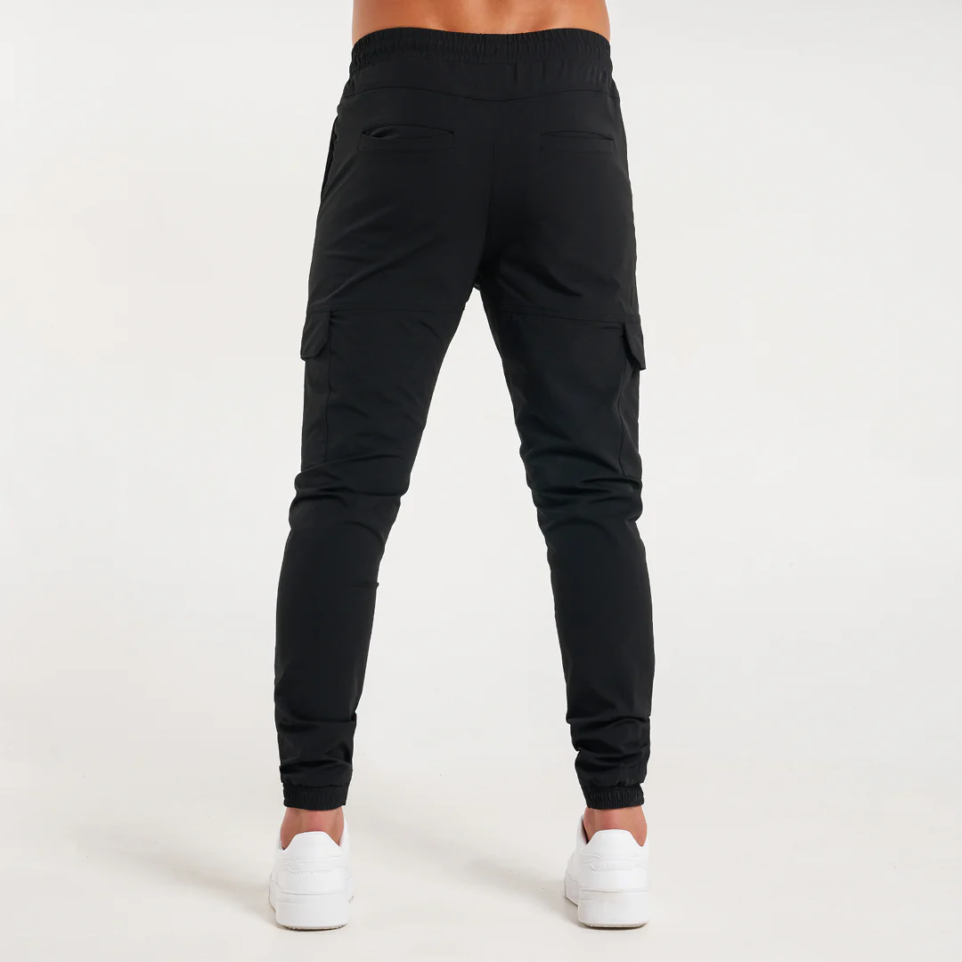 Rivero Tech Cargo Pants - Black - Image 7