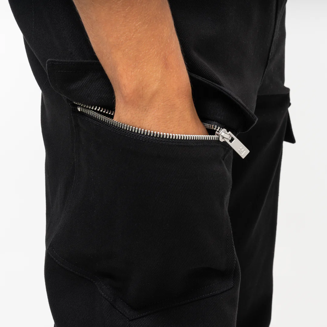 Verdi Cargo Pant - Black - Image 5
